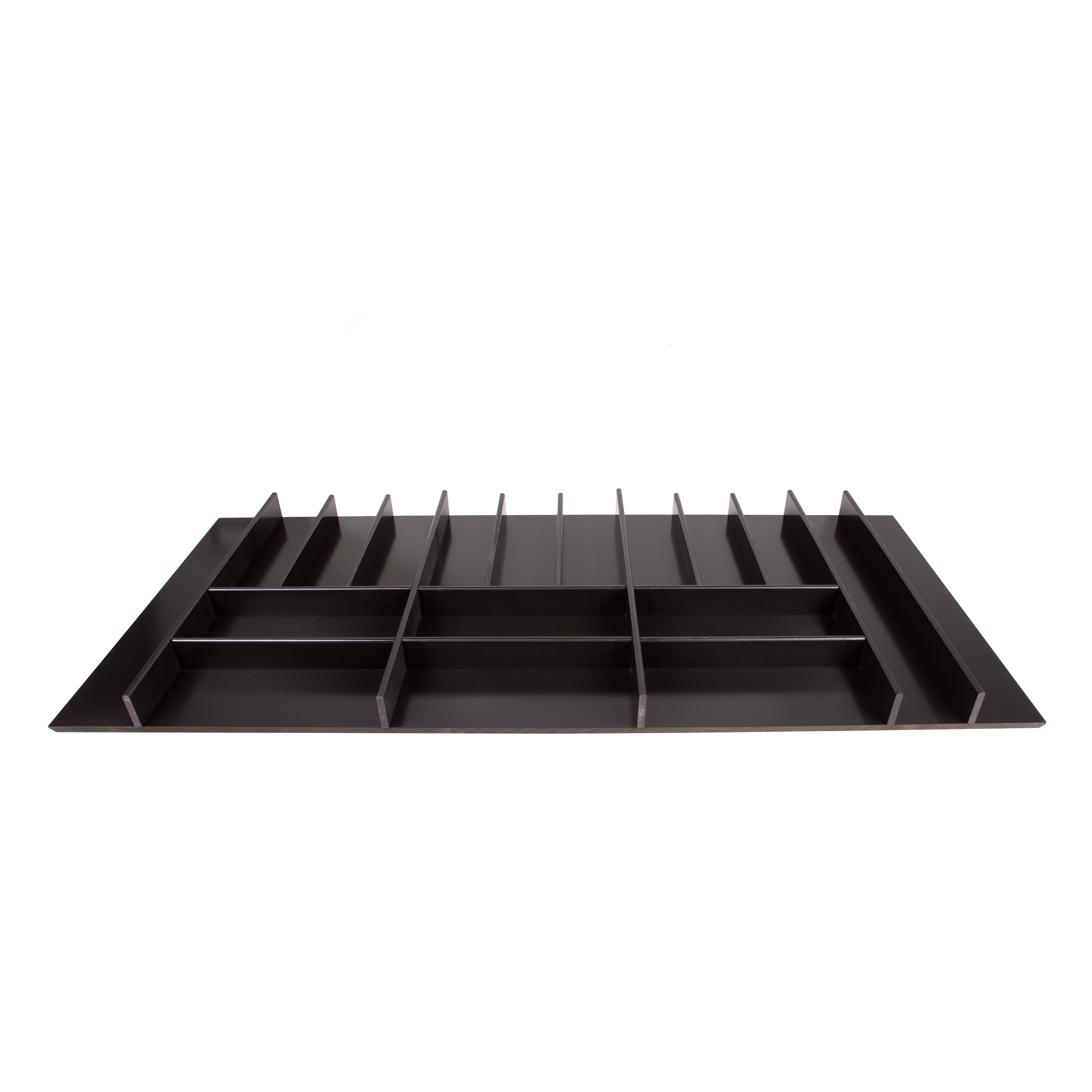 PORTAPOSATE da CASSETTO CUCINA in MDF finitura Nero; modulo 120cm