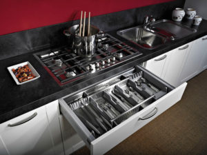CUTLERY TRAY STAINLESS STEEL "Adaptive" 80cm module -R280/S C10