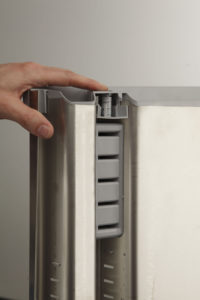 PORTAPOSATE da CASSETTO in ACCIAIO INOX "Adattabile" Modulo 80cm