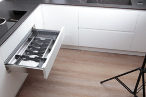 CUTLERY TRAY STAINLESS STEEL "Adaptive" 90cm module -R290/S C10