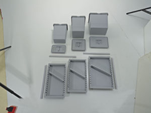 WASTEBIN for KITCHEN DRAWER; ECO module 60 cm Bins 1x15+1x6L -PTC28 06050 1F