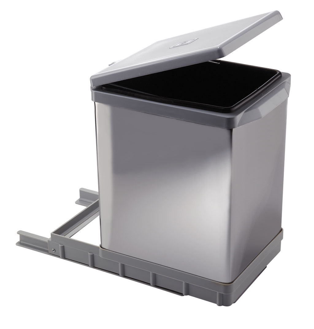 PULL-OUT WASTE BIN for KITCHEN BASE; ECO bins 1x17L -PAI609/1