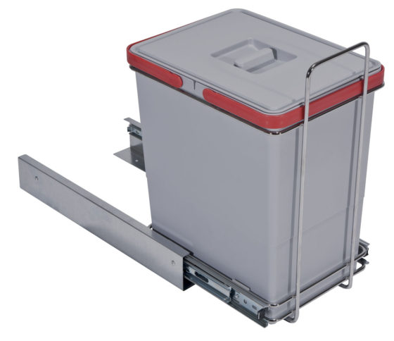 PULL-OUT WASTE BIN for KITCHEN BASE; ECO bins 1x18L -PF01 34C1