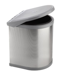 SWING OUT plastic/aluminium WASTE BIN AUTOMATIC kitchen door opening ; ECO Bin 1x12L -PPI607/1 ALL 12L