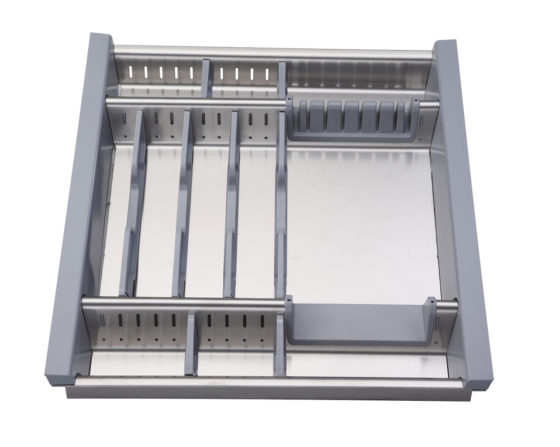 CUTLERY TRAY STAINLESS STEEL "Adaptive" 50cm module -R250/S C10