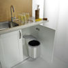 SWING OUT plastic/stainless steel WASTE BIN AUTOMATIC kitchen door opening ; ECO Bin 1x12L -PPI607/1 12L