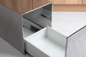 PULL-OUT WASTE BIN for KITCHEN BASE; ECO bins 2x18L -PA2 INL424833B