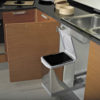 PATTUMIERA ESTRAIBILE per BASE CUCINA; ECOLOGICA Inox Secchi 1x17L 3