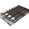 PORTAPOSATE da CASSETTO CUCINA in MDF finitura; modulo 90cm 3